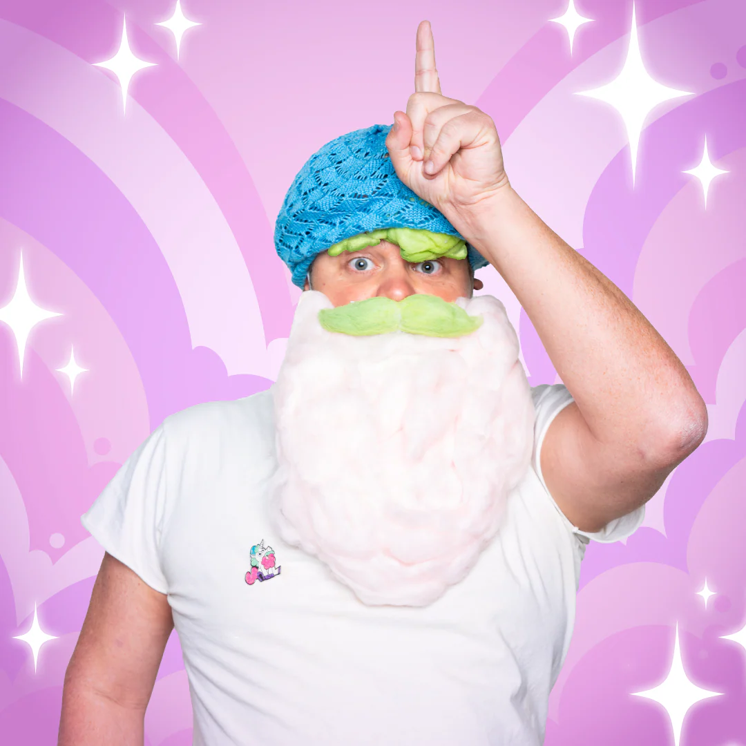 August 2025 - Cotton Candy Randy-corn Glitter Enamel Pin Of The Month ...